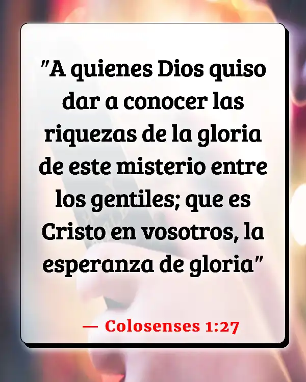 Versículos De La Biblia Estar listo (Colosenses 1:27)