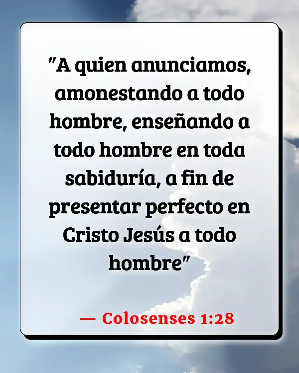 Versículos De La Biblia Perfección (Colosenses 1:28)