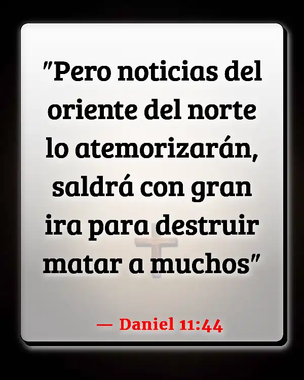 Versículos De La Biblia Paz en el Medio Oriente (Daniel 11:44)