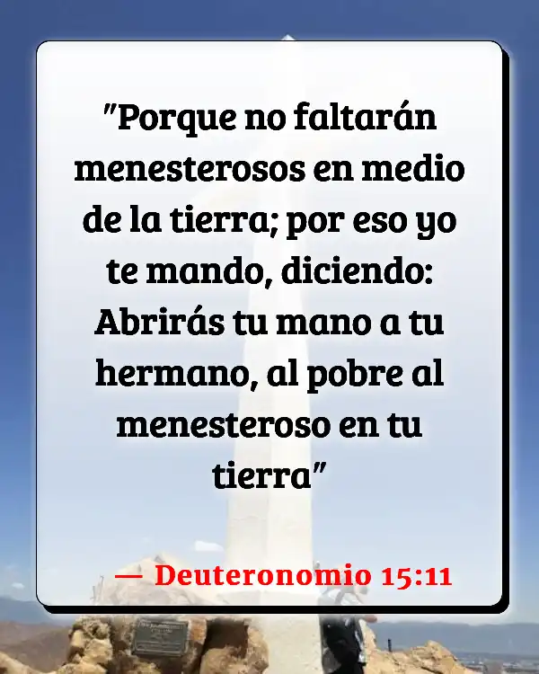 Versículos De La Biblia Gente pobre (Deuteronomio 15:11)
