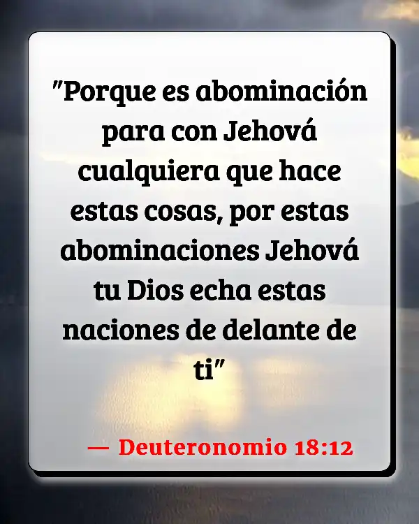 Versículos De La Biblia   	Abominación  (Deuteronomio 18:12)