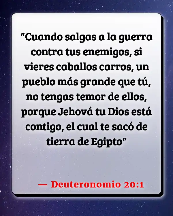Versículos De La Biblia Guerra de las Galaxias (Deuteronomio 20:1)