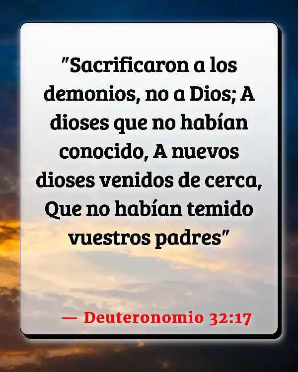 Versículos De La Biblia Posesión (Deuteronomio 32:17)