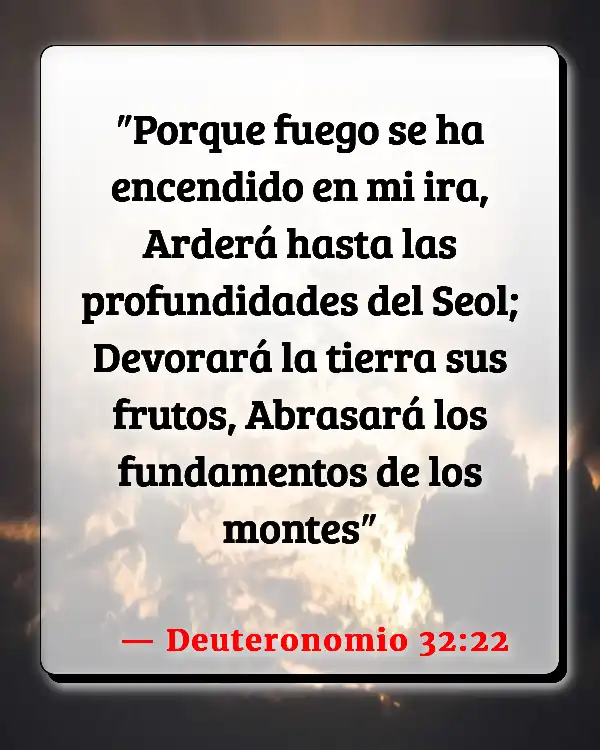 Versículos De La Biblia   	Seol  (Deuteronomio 32:22)