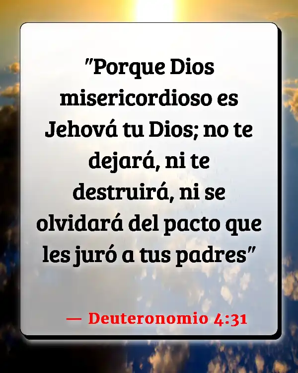 Versículos De La Biblia Divina Misericordia (Deuteronomio 4:31)