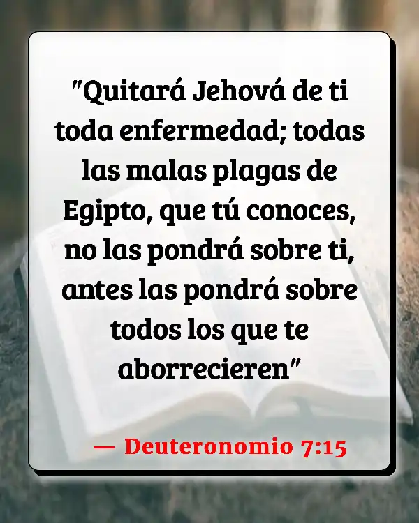 Versículos De La Biblia   	Acupuntura  (Deuteronomio 7:15)