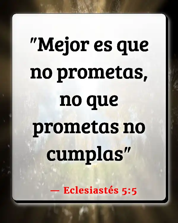 Versículos De La Biblia Pagar lo que debes (Eclesiastés 5:5)