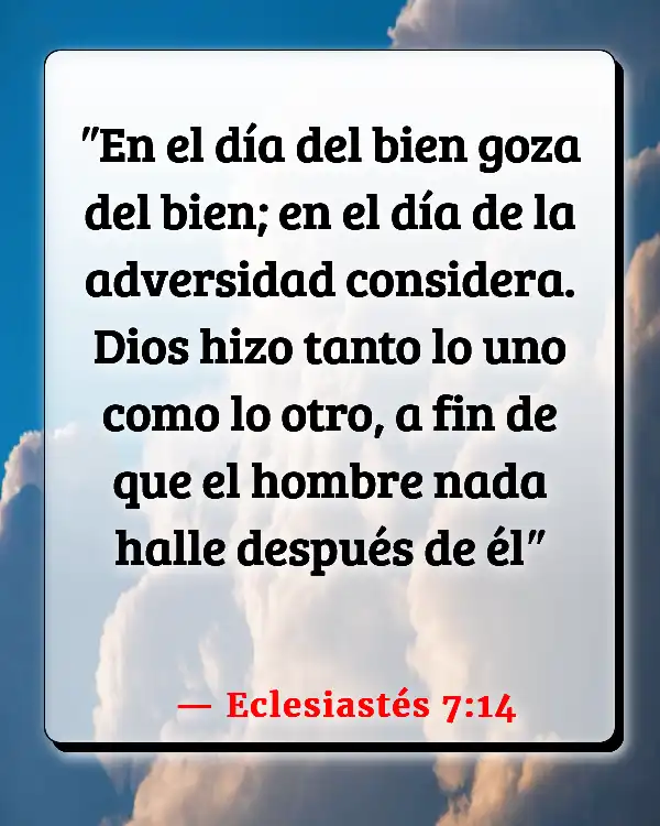 Versículos De La Biblia Vidas pasadas (Eclesiastés 7:14)