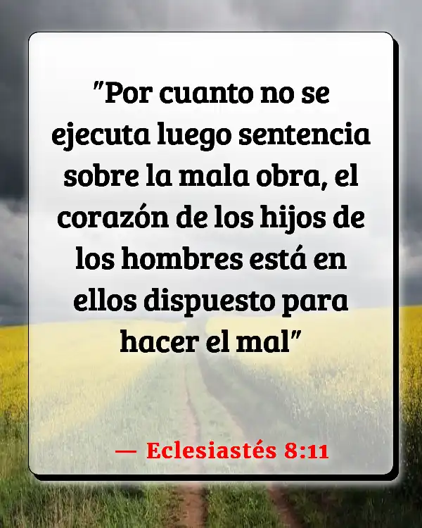 Versículos De La Biblia   	Adulterio en la iglesia  (Eclesiastés 8:11)