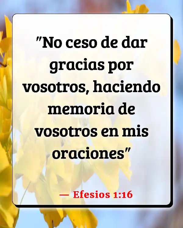 Versículos De La Biblia Aniversario (Efesios 1:16)