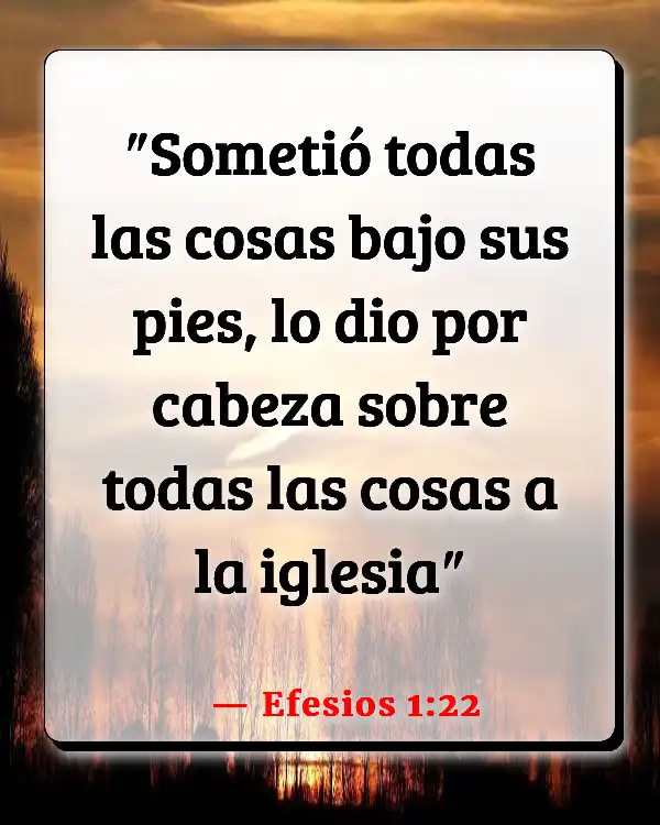 Versículos De La Biblia Dones del Espíritu (Efesios 1:22)