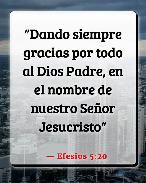 Versículos De La Biblia Perfeccionista (Efesios 5:20)
