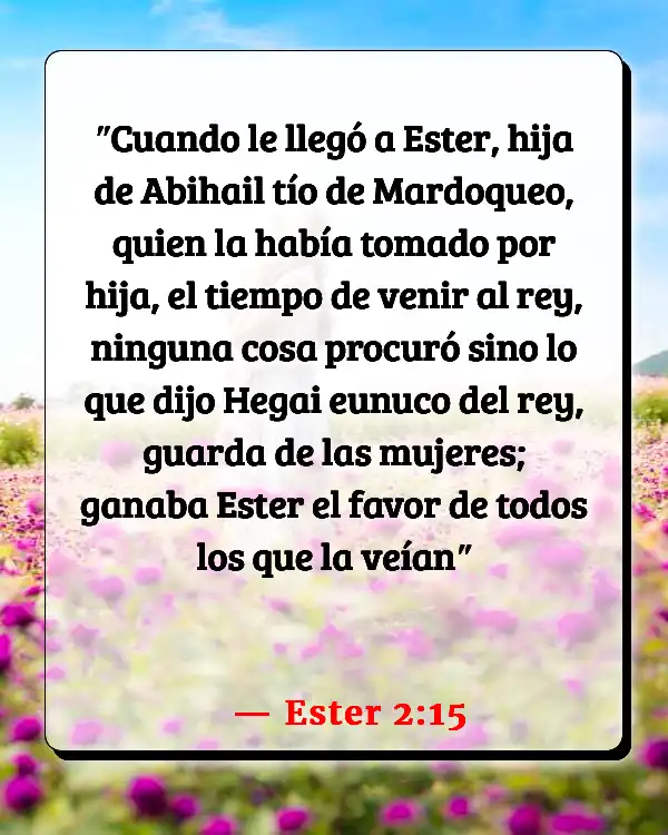 Versículos De La Biblia Ester (Ester 2:15)