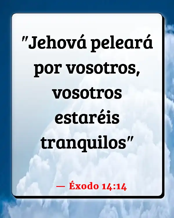 Versículos De La Biblia Superar el estrés (Éxodo 14:14)