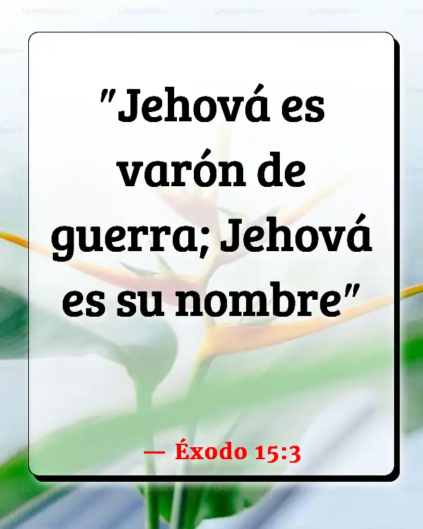 Versículos De La Biblia Población (Éxodo 15:3)
