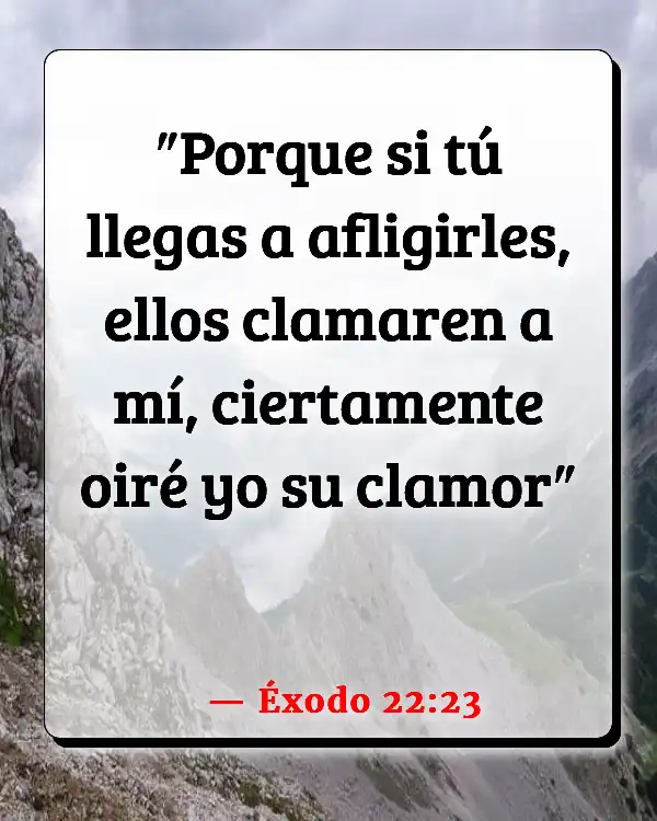 Versículos De La Biblia   	Salario  (Éxodo 22:23)