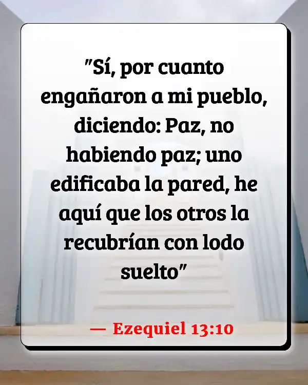 Versículos De La Biblia Relativismo (Ezequiel 13:10)