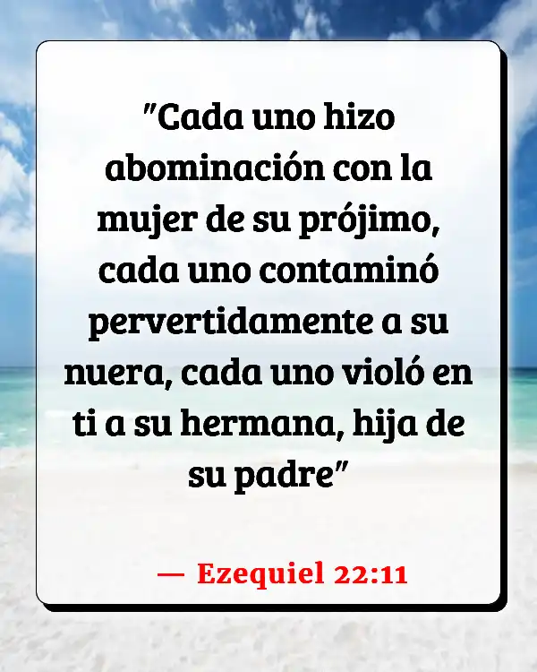 Versículos De La Biblia   	Abominación  (Ezequiel 22:11)