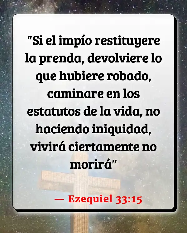 Versículos De La Biblia   	Promesas  (Ezequiel 33:15)