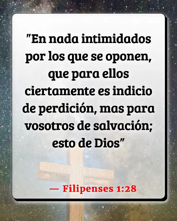 Versículos De La Biblia   	Perdición  (Filipenses 1:28)