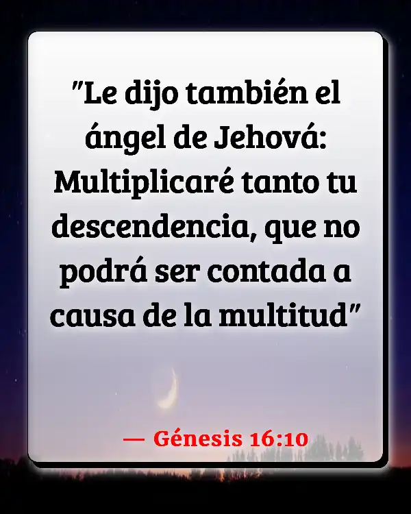 Versículos De La Biblia   	Sueños malos  (Génesis 16:10)