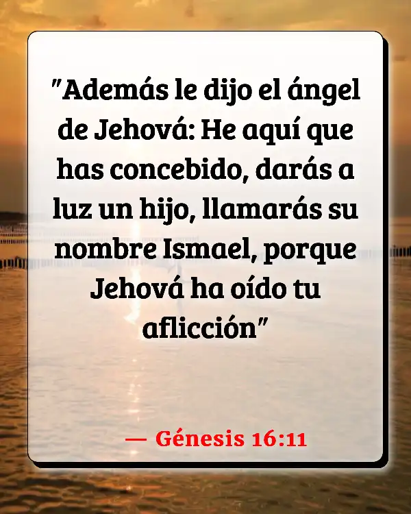 Versículos De La Biblia   	Aflicción  (Génesis 16:11)