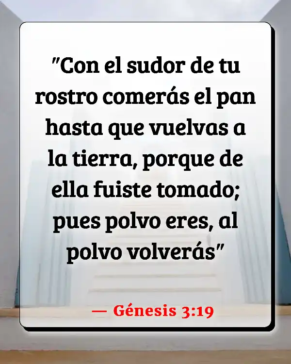 Versículos De La Biblia Pagar a los trabajadores (Génesis 3:19)
