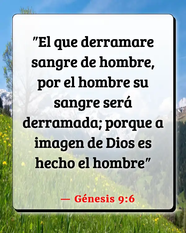 Versículos De La Biblia Aborto (Génesis 9:6)