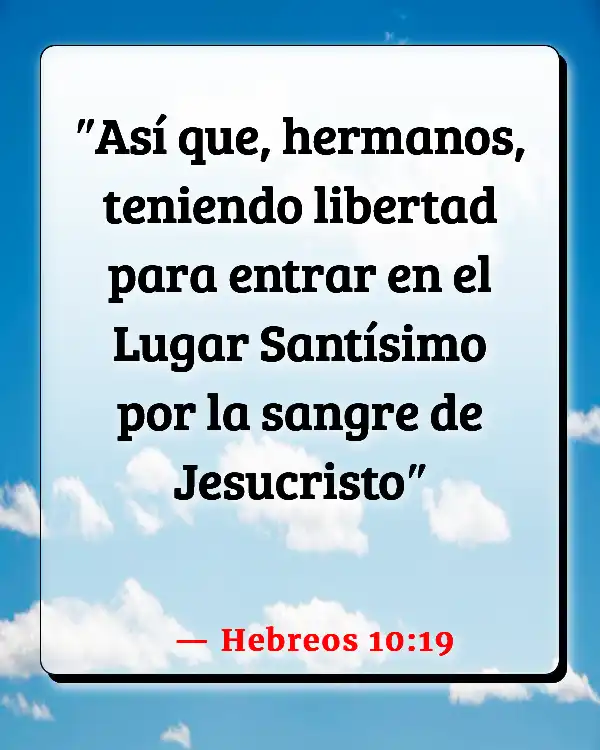 Versículos De La Biblia Acceso (Hebreos 10:19)