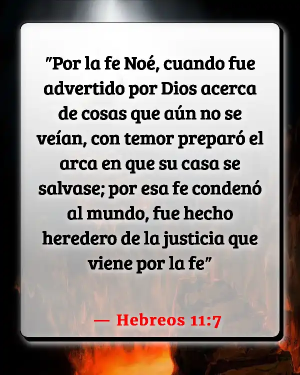 Versículos De La Biblia Estar listo (Hebreos 11:7)