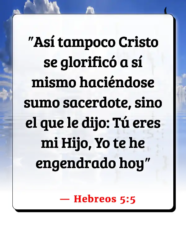 Versículos De La Biblia Adúlteras (Hebreos 5:5)