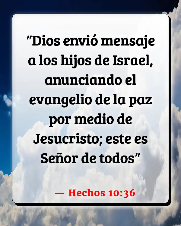 Versículos De La Biblia   	Evitación  (Hechos 10:36)