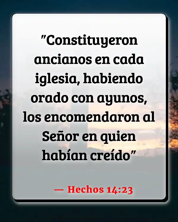 Versículos De La Biblia Asistente de pastores (Hechos 14:23)