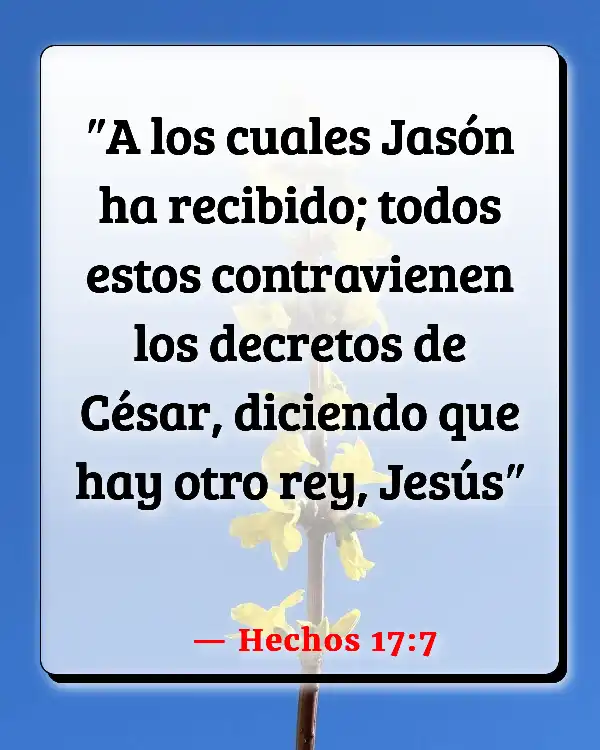 Versículos De La Biblia   	César  (Hechos 17:7)