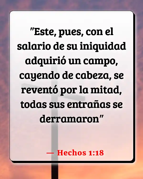 Versículos De La Biblia Interino (Hechos 1:18)