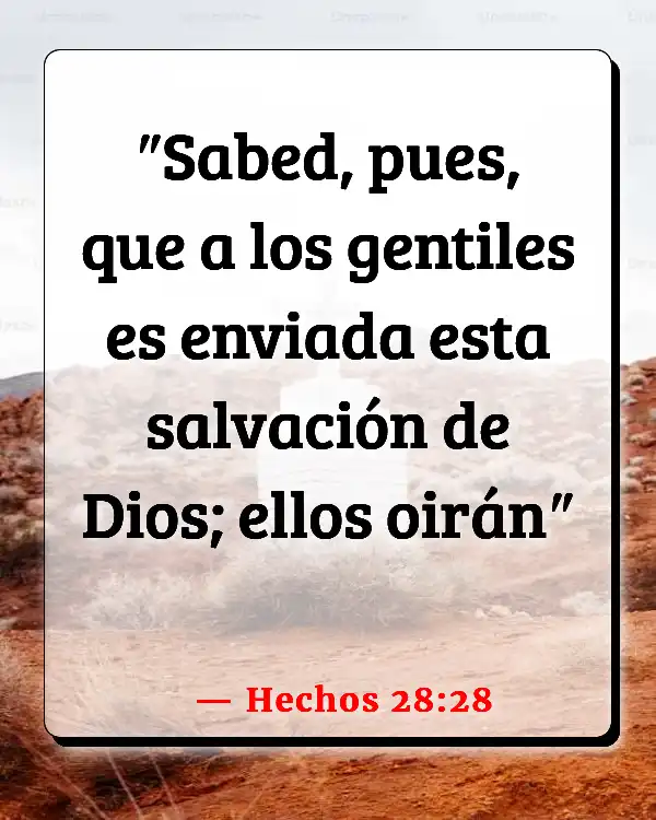 Versículos De La Biblia   	Redención o salvación  (Hechos 28:28)