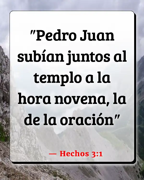 Versículos De La Biblia Asistencia regular a la iglesia (Hechos 3:1)