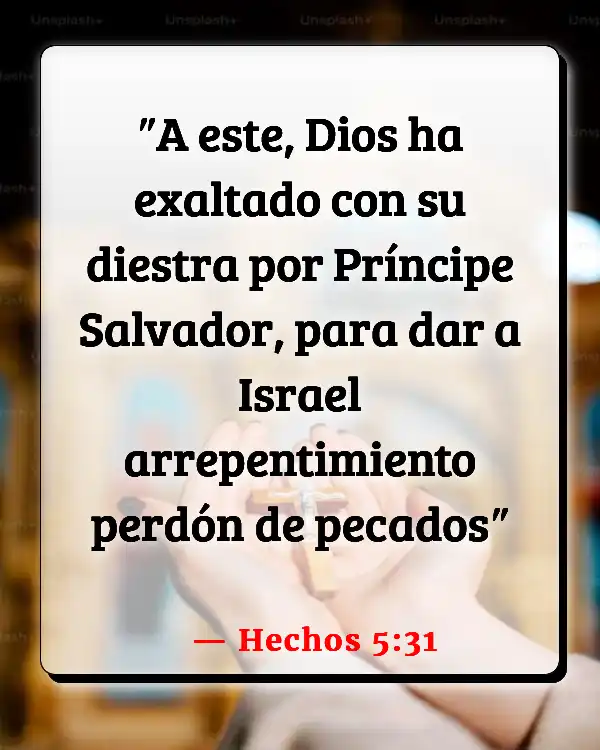 Versículos De La Biblia No confíes en nadie (Hechos 5:31)