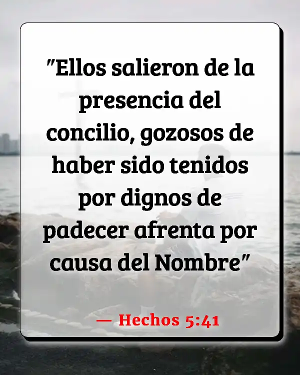 Versículos De La Biblia   	Avergonzado  (Hechos 5:41)