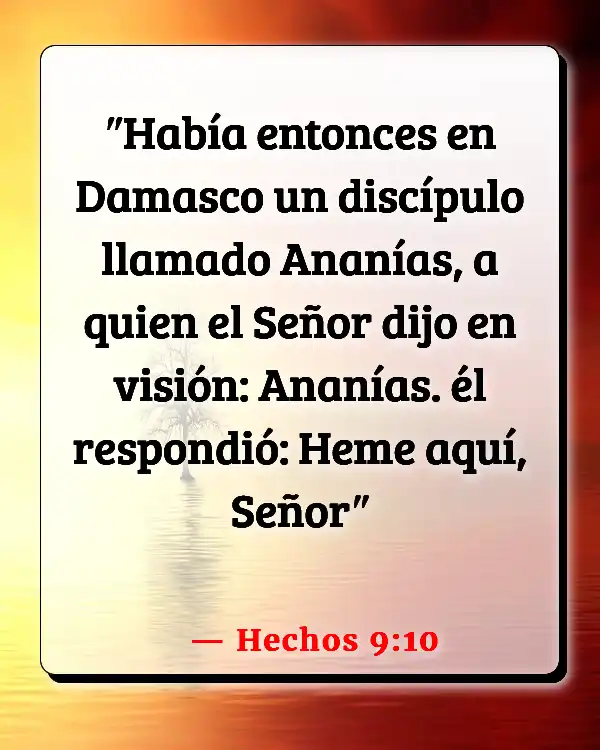 Versículos De La Biblia Visión Personal (Hechos 9:10)
