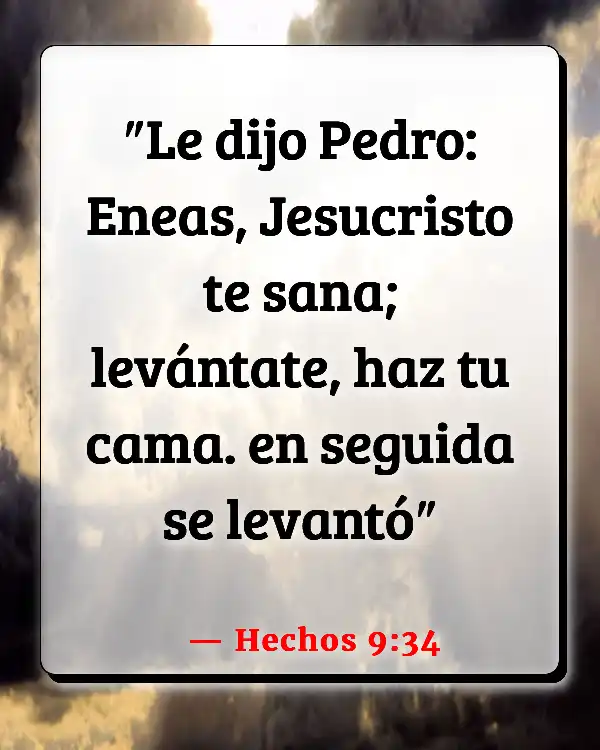 Versículos De La Biblia   	Milagros y maravillas  (Hechos 9:34)