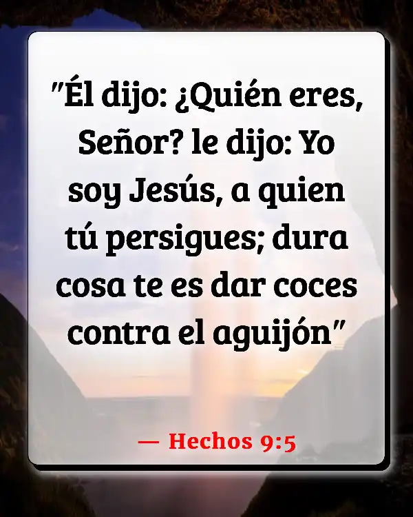 Versículos De La Biblia Pablo (Hechos 9:5)