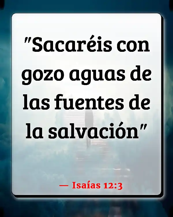 Versículos De La Biblia Pozo de agua (Isaías 12:3)