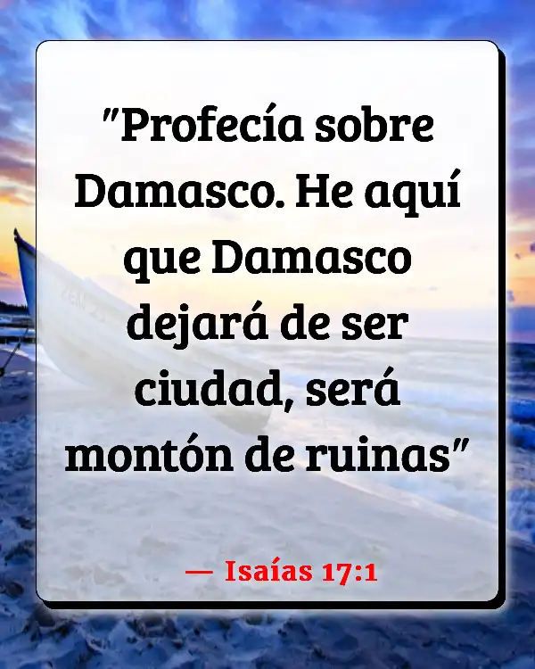 Versículos De La Biblia Cargas (Isaías 17:1)
