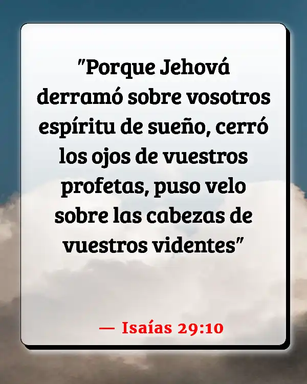 Versículos De La Biblia Bandera (Isaías 29:10)