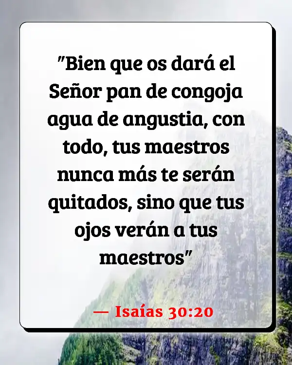 Versículos De La Biblia Comer en exceso (Isaías 30:20)