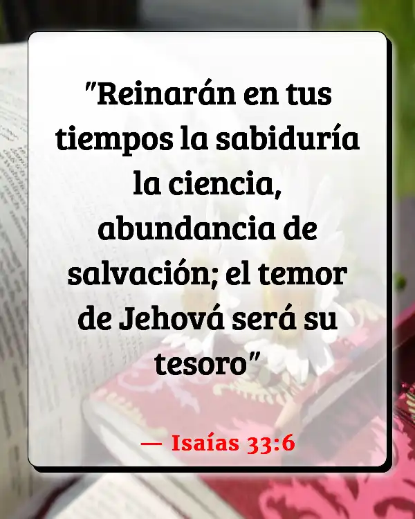 Versículos De La Biblia   	Anorexia nerviosa  (Isaías 33:6)