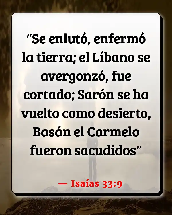 Versículos De La Biblia   	Sharón  (Isaías 33:9)