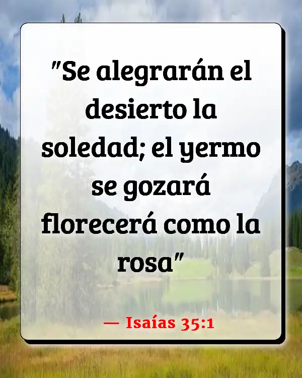 Versículos De La Biblia Plantando (Isaías 35:1)