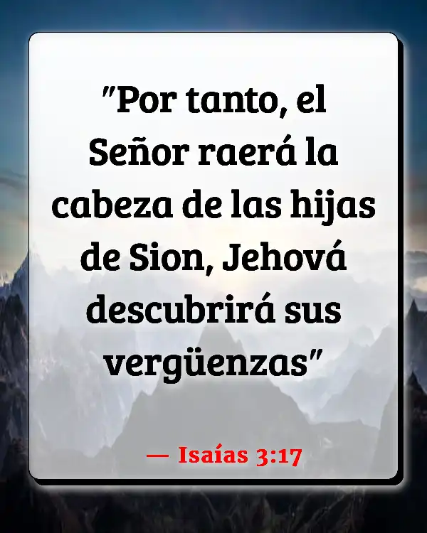 Versículos De La Biblia   	Tobilleras  (Isaías 3:17)